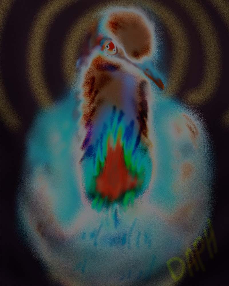 8x10 inch Art Print - Bleeding Heart V2