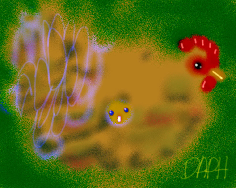 8x10 inch Art Print "Nestled"