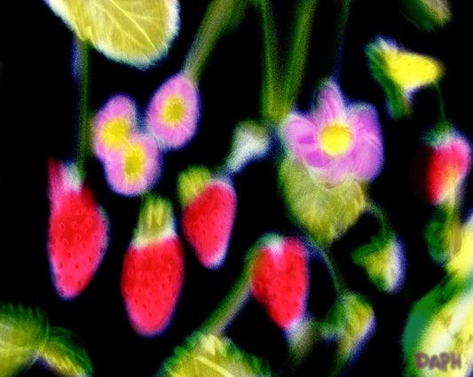 8x10 inch Art Print "Velvet Berries"